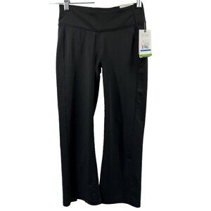 Gaiam Black High Rise Yoga Pants Size XS Solid Black Pockets The Om Fit Women's‎